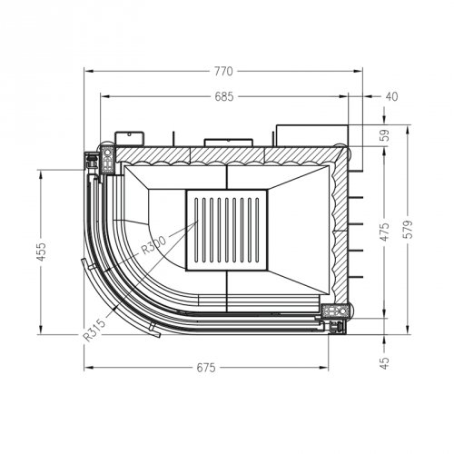 Каминная топка Spartherm Varia 2LRh_2 Каминная топка Spartherm Varia 2LRh_2