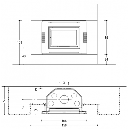 Каминная облицовка Piazzetta Brema_1 Каминная облицовка Piazzetta Brema_1