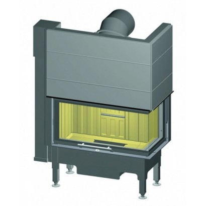 Spartherm varia as-2rh-4s шлифованная нержавеющая сталь, левая (высота дверки 37 см)_0 Spartherm varia as-2rh-4s шлифованная нержавеющая сталь, левая (высота дверки 37 см)_0