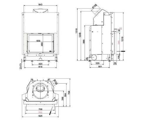 Brunner Kompakt-kamin 51/67 h_1 Brunner Kompakt-kamin 51/67 h_1