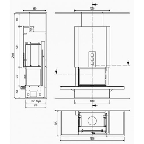 Каминная облицовка Richard Le Droff Kyoto 1_1 Каминная облицовка Richard Le Droff Kyoto 1_1