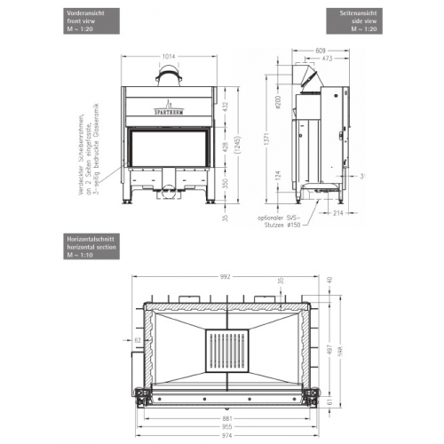 Каминная топка Spartherm Varia Ah 3S_2 Каминная топка Spartherm Varia Ah 3S_2