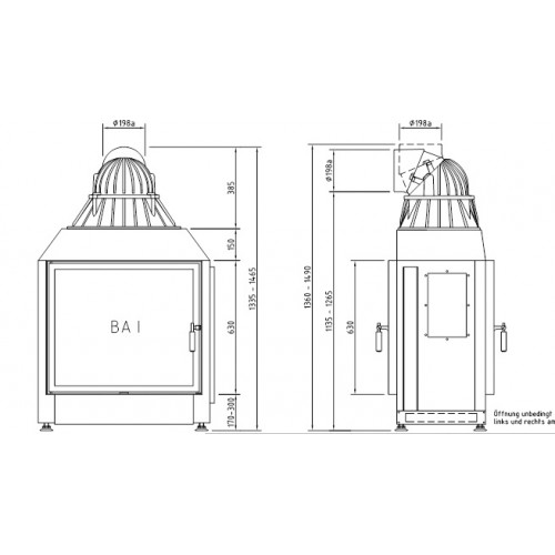 Каминная топка Schmid Lina FD 7363_1 Каминная топка Schmid Lina FD 7363_1