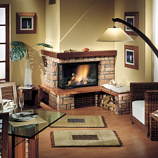 Облицовка Tema due dx, с банкеткой 60х40 (EdilKamin)