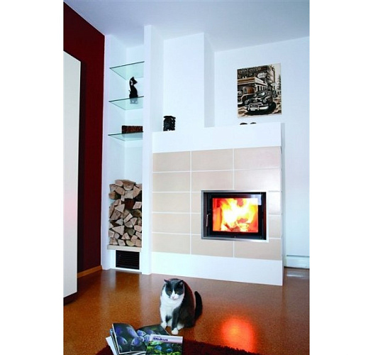 Brunner kompakt-kamin kk 51/67 side-opening, стальной вертикальный дымосборник, черные рамки_2 Brunner kompakt-kamin kk 51/67 side-opening, стальной вертикальный дымосборник, черные рамки_2