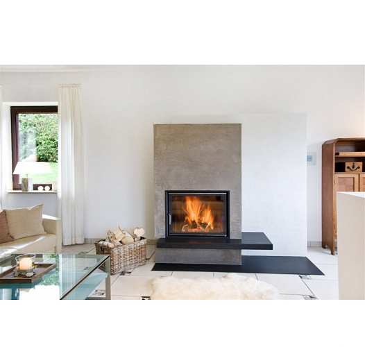 Brunner kompakt-kamin kk 51/67 side-opening, стальной вертикальный дымосборник, черные рамки_5 Brunner kompakt-kamin kk 51/67 side-opening, стальной вертикальный дымосборник, черные рамки_5