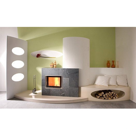 Brunner kompakt-kamin kk 51/67 side-opening, стальной горизонтальный дымосборник, черные рамки_4 Brunner kompakt-kamin kk 51/67 side-opening, стальной горизонтальный дымосборник, черные рамки_4