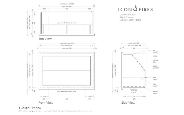 ICON FIRES CLASSIC FIREBOX Black_2 ICON FIRES CLASSIC FIREBOX Black_2
