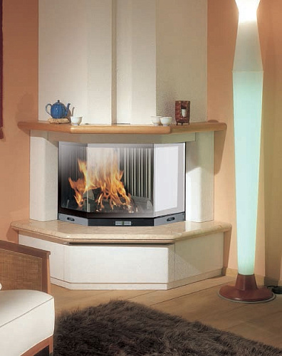 Облицовка Lady Uno medio, Stonelite Rosa, под Airfire Curvo (EdilKamin)_0