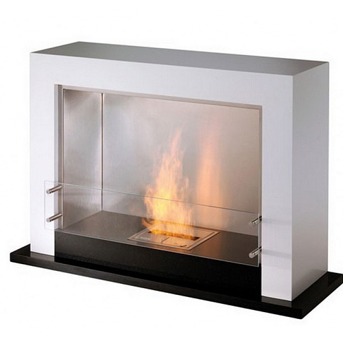 Ecosmart Fire Oxygen Black/White satin_0 Ecosmart Fire Oxygen Black/White satin_0