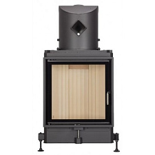 Brunner kompakt-kamin kk 57/55 side-opening, стальной вертикальный дымосборник, нержавеющие рамки Brunner kompakt-kamin kk 57/55 side-opening, стальной вертикальный дымосборник, нержавеющие рамки